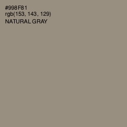#998F81 - Natural Gray Color Image